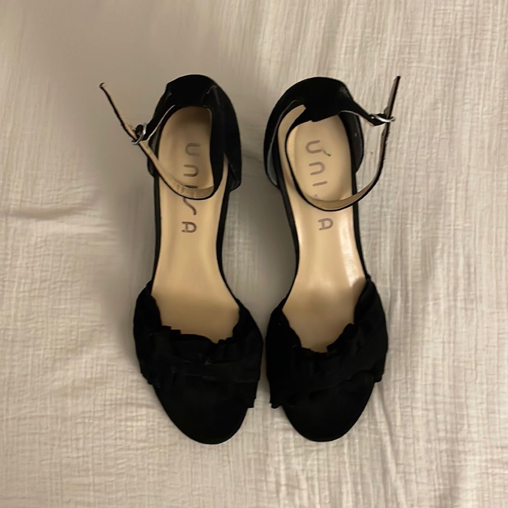 Black Block Heels